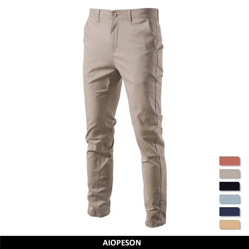 Cotton Trousers Slim Fit